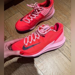 Nike Court Zoom Bright Pink sneakers - women. Like new ! Size 9.5-10